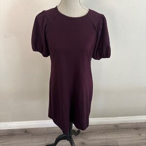 Vince Camuto Deep Burgundy Mini Dress